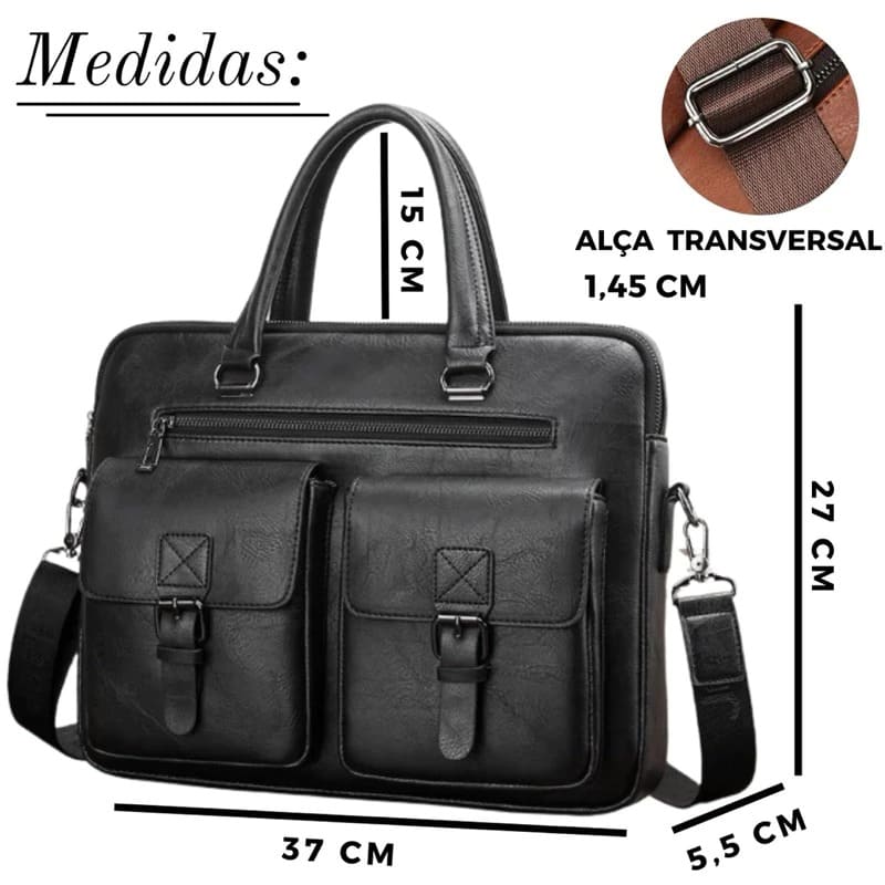 Bolsa Pasta Executiva para Notebook Transversal | Viego