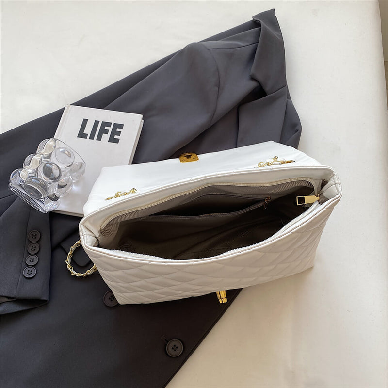 Bolsa Acolchoada em Couro Feminina: Conforto e Estilo para o Seu Dia a Dia