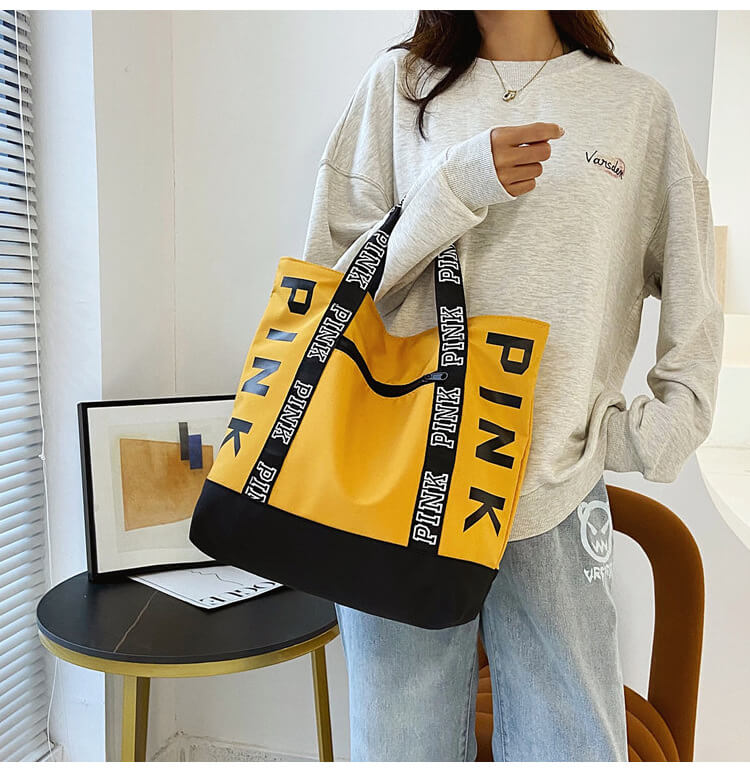 Bolsa Pink Casual Grande Para Conforto e Estilo Diário