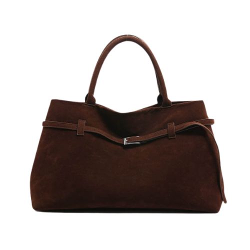 Bolsa Tote Auriane: Conforto e Estilo em Camurça