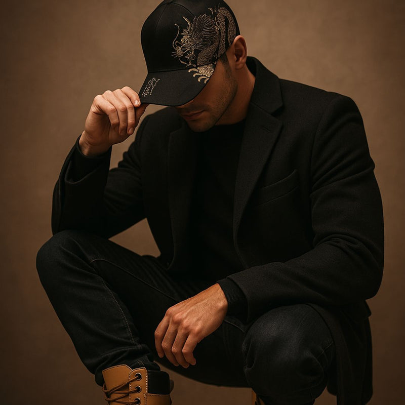 Boné Masculino Dragon Chinese