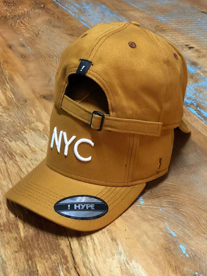 Boné New York Strapback Caramelo