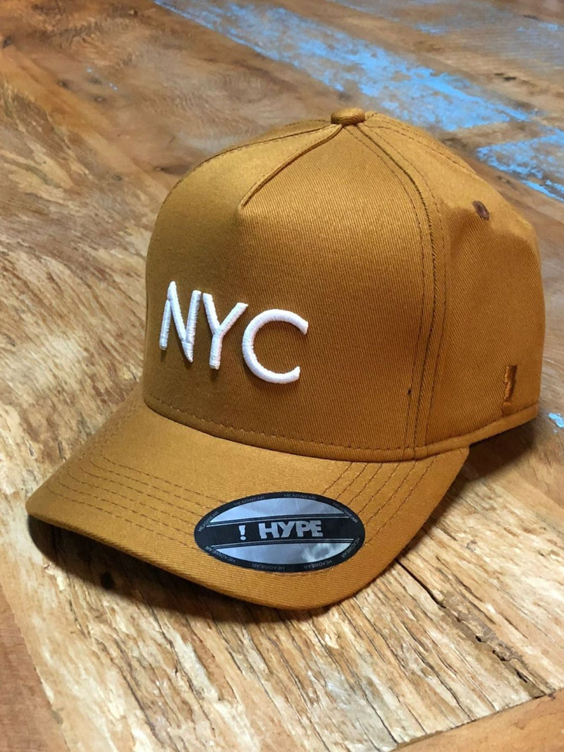 Boné New York Strapback Caramelo
