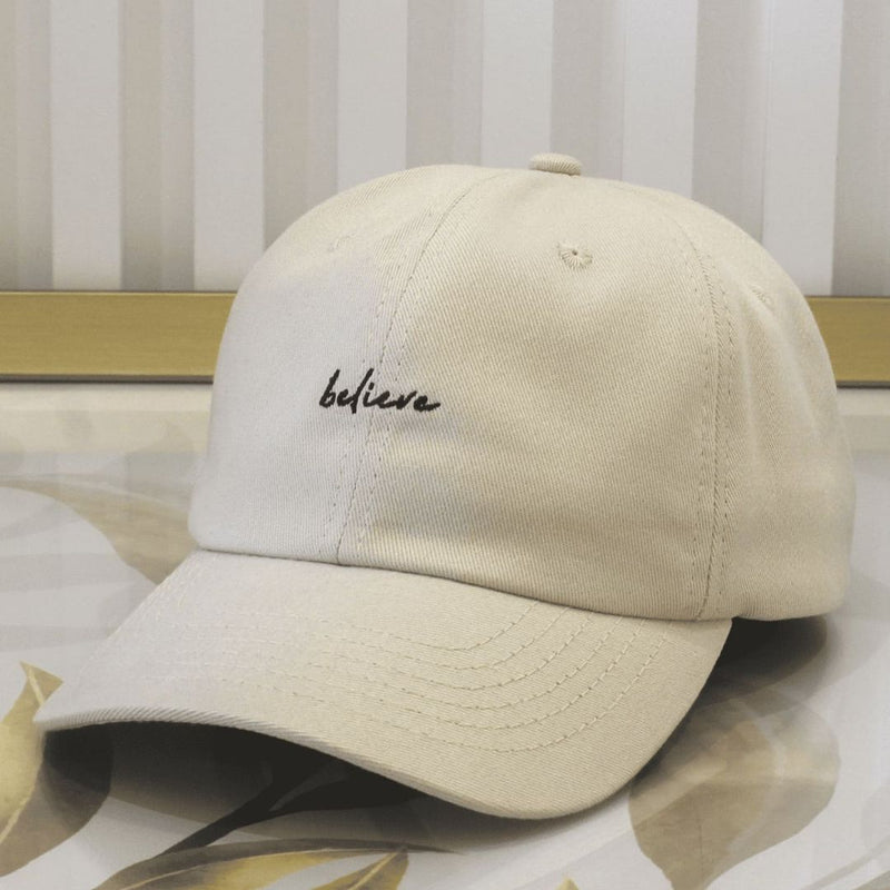 Boné Beisebol Minimalista Believe