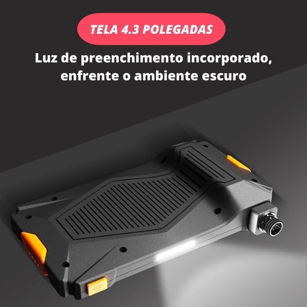 Boroscópio Industrial com Câmera de 2.0mp e Bateria de 2600mAh