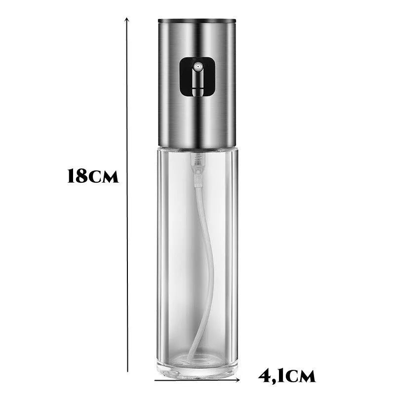 Borrifador de Azeite Reutilizável 100ml - Leve Praticidade à Sua Cozinha, Compre 1 E Ganhe 2