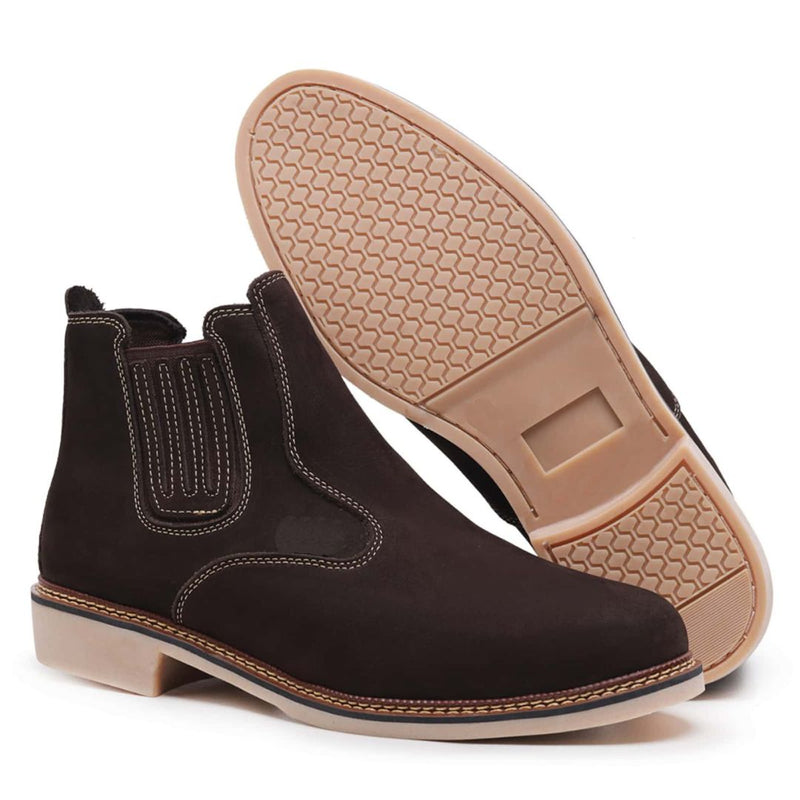 Bota Chelsea Masculina Cano Curto Rústica