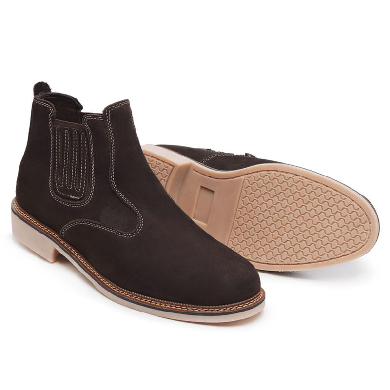 Bota Chelsea Masculina Cano Curto Rústica