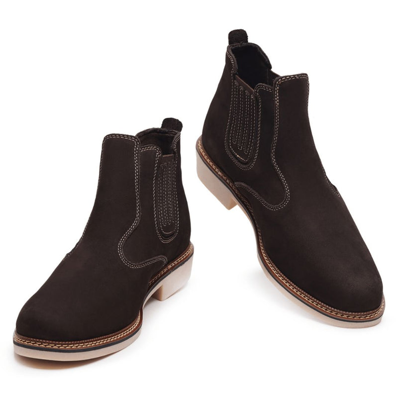 Bota Chelsea Masculina Cano Curto Rústica