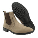 Bota Chelsea Masculino Casual Camurça Areia