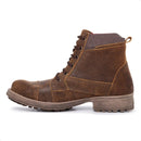 Bota Masculina Couro Legitimo Casual Marrom Kast