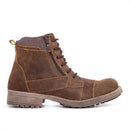 Bota Masculina Couro Legitimo Casual Marrom Kast