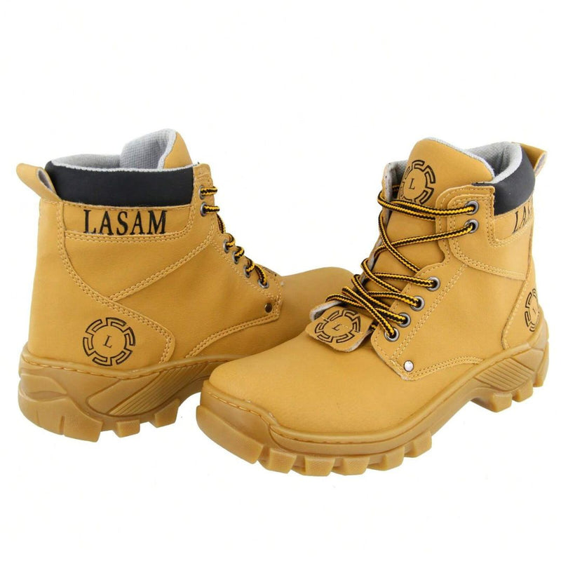 Bota Masculina Trabalho Modelo Resistente Lasam