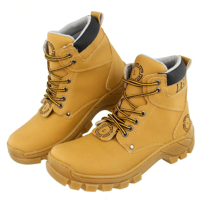 Bota Masculina Trabalho Modelo Resistente Lasam