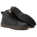 Bota Masculino Preta Couro Anatomic Boston