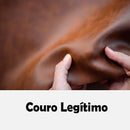 Bota de Couro Legítimo Masculino Marrom Rústica