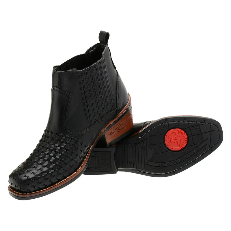 Bota Masculina Country Texana Couro Legítimo