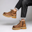 Bota Masculina Couro Marrom Orion