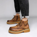 Bota Masculina Couro Marrom Orion