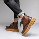 Bota Masculina Couro Marrom Viego