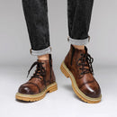 Bota Masculina Couro Marrom Viego