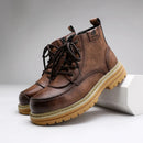 Bota Masculina Couro Marrom Viego