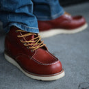 Bota Masculina Moc Toe Wine Red
