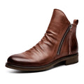 Bota Masculina Social de Couro Modelo Retrô