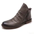 Bota Masculina Social de Couro Modelo Retrô