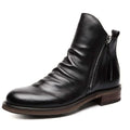 Bota Masculina Social de Couro Modelo Retrô