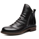 Bota Masculina Social de Couro Modelo Retrô