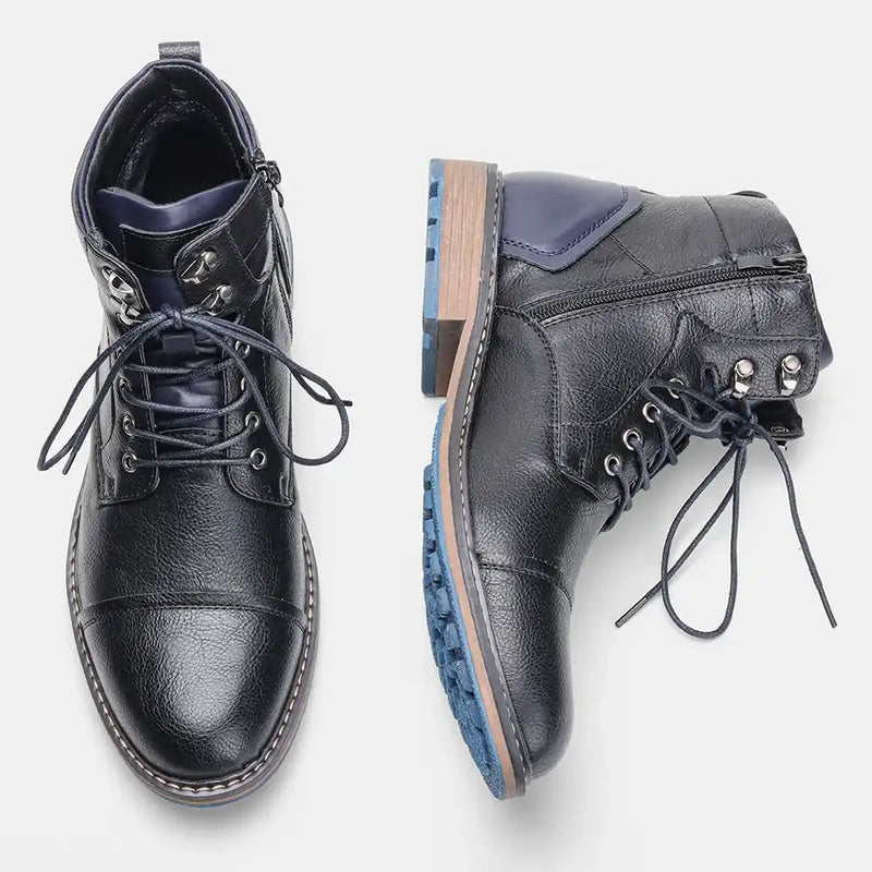 Bota Masculino Couro Preta | Dallas Black