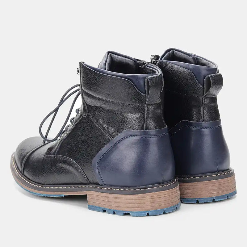 Bota Masculino Couro Preta | Dallas Black