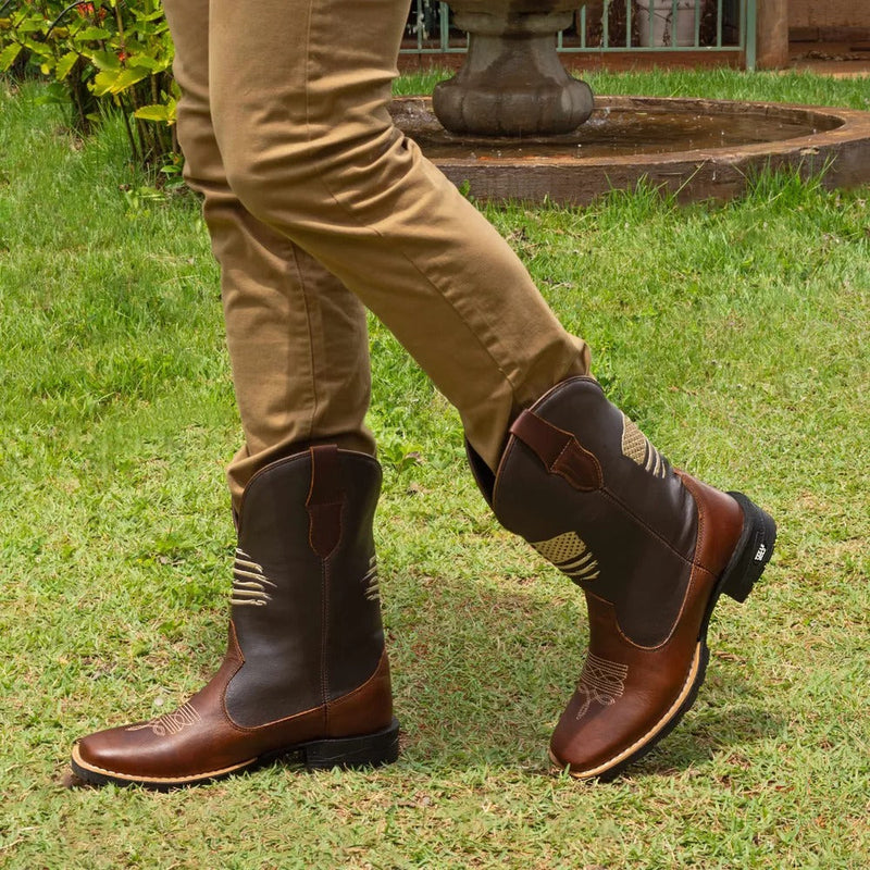 Bota Texana Masculina Country em Couro - Texas