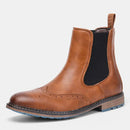 Bota Chelsea Masculina Cano Médio Couro Americano