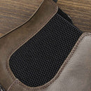 Bota Chelsea Masculina Couro Marrom Dark Retrô