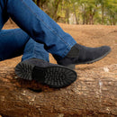 Bota Chelsea Masculina Preta Camurça Urban