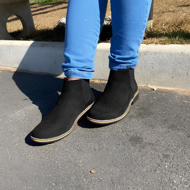 Bota Chelsea Masculina de Couro Legítimo Ruben
