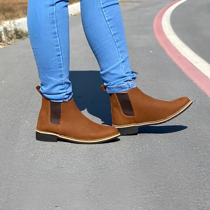 Bota Chelsea Masculina de Couro Legítimo Ruben