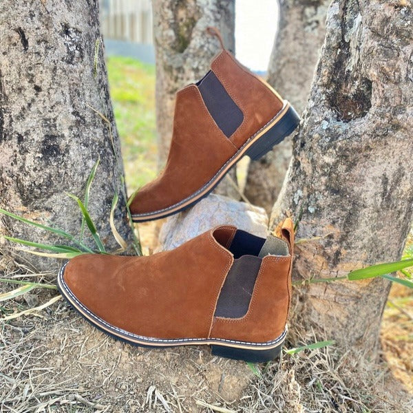 Bota Chelsea Masculina de Couro Legítimo Ruben