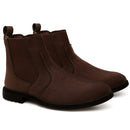 Bota Chelsea Masculina em Couro Marrom Viego