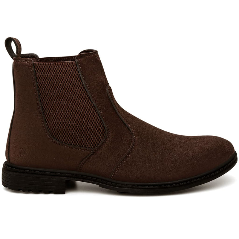 Bota Chelsea Masculina em Couro Marrom Viego