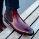 Bota Chelsea Masculino Sola Vermelha