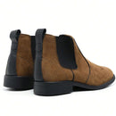 Bota Chelsea Masculino de Camurça Light Brown