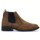 Bota Chelsea Masculino de Camurça Light Brown