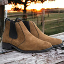 Bota Chelsea Masculino de Camurça Light Brown