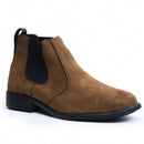 Bota Chelsea Masculino de Camurça Light Brown