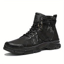 Bota Coturno Masculino Tática Camuflada