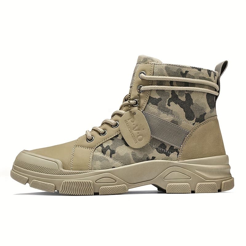 Bota Coturno Masculino Tática Camuflada