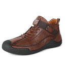 Bota Masculina de Couro Retrô Crock